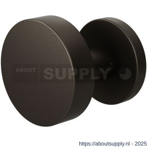 GPF Bouwbeslag Anastasius GPF9865.A1-00 S1 excentrische deurknop 60x16 mm draaibaar met rond rozet Dark blend - S21016635 - afbeelding 1