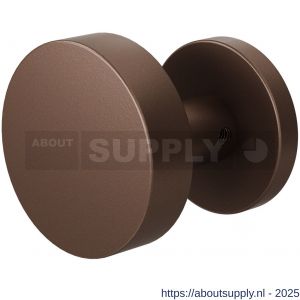GPF Bouwbeslag Anastasius GPF9865.A2-00 S1 excentrische deurknop 60x16 mm draaibaar met rond rozet Bronze blend - S21016636 - afbeelding 1