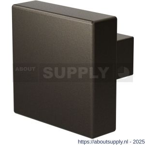 GPF Bouwbeslag Anastasius 9948.A1 S2 vierkante knop 53x53x16 mm vast met knopvastzetter Dark blend - S21011071 - afbeelding 1