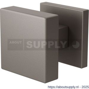 GPF Bouwbeslag Anastasius 9948.A3-02L S1 GPF9948.A3-02L vierkante knop S1 53x53x16 mm draaibaar met vierkant rozet linkswijzend Mocca blend - S21016607 - afbeelding 1