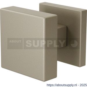 GPF Bouwbeslag Anastasius 9948.A4-02R S1 GPF9948.A4-02R vierkante knop S1 53x53x16 mm draaibaar met vierkant rozet rechtswijzend Champagne blend - S21016610 - afbeelding 1