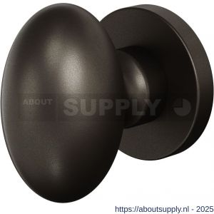 GPF Bouwbeslag Anastasius 9951.A1-00 S1 GPF9951.A1-00 Ei-knop S1 62 mm draaibaar met ronde rozet Dark blend - S21016622 - afbeelding 1