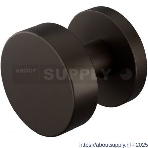 GPF Bouwbeslag Anastasius 9952.A1-00 S1 GPF9952.A1-00 vlakke knop S1 52x16 mm draaibaar met ronde rozet Dark blend - S21016627 - afbeelding 1