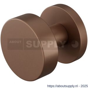 GPF Bouwbeslag Anastasius 9952.A2-00 S1 GPF9952.A2-00 vlakke knop S1 52x16 mm draaibaar met ronde rozet Bronze blend - S21016628 - afbeelding 1
