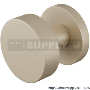 GPF Bouwbeslag Anastasius 9952.A4-00 S1 GPF9952.A4-00 vlakke knop S1 52x16 mm draaibaar met ronde rozet Champagne blend - S21016630 - afbeelding 1
