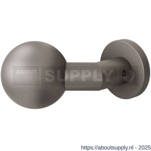 GPF Bouwbeslag Anastasius 9953.A3-00 S1 GPF9953.A3-00 verkropte kogelknop S1 55 mm draaibaar met ronde rozet Mocca blend - S21017479 - afbeelding 1