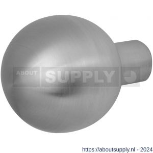 GPF Bouwbeslag RVS 9954.09 S2 kogelknop 50 mm vast met knopvastzetter RVS geborsteld - S21003193 - afbeelding 1