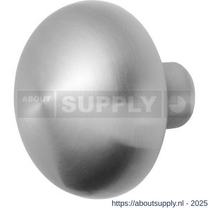 GPF Bouwbeslag RVS 9957.09 S3 Paddenstoel knop 65 mm vast met metaalschroef M10 RVS geborsteld - S21008941 - afbeelding 1