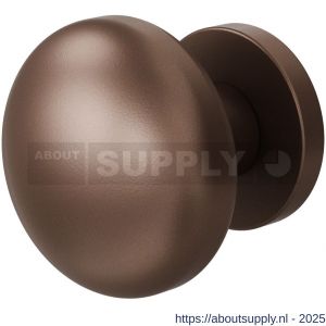 GPF Bouwbeslag Anastasius GPF9957.A2-00 S1 Paddenstoel deurknop 65 mm draaibaar met rond rozet Bronze blend - S21016641 - afbeelding 1
