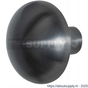 GPF Bouwbeslag PVD 9957.P1 S2 Paddenstoel knop 65 mm vast met knopvastzetter PVD antraciet - S21011055 - afbeelding 1