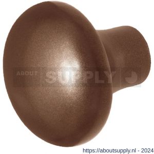 GPF Bouwbeslag Anastasius 9959.A2 S1 Paddenstoel knop 52 mm draaibaar met krukstift Bronze blend - S21012425 - afbeelding 1