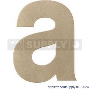 GPF Bouwbeslag Anastasius 9800.A4.0116-a letter A 116 mm Champagne blend - S21010989 - afbeelding 1