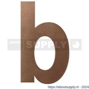 GPF Bouwbeslag Anastasius 9800.A2.0156-b letter B 156 mm Bronze blend - S21010913 - afbeelding 1