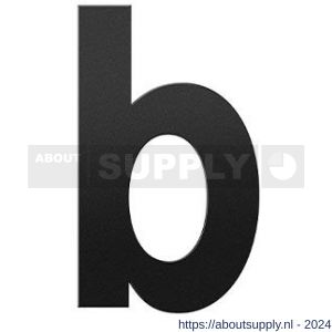 GPF Bouwbeslag ZwartWit 9800.61.0156-b letter B 156 mm zwart - S21010781 - afbeelding 1