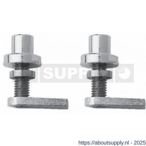 Mandelli1953 Kit 5 bevestiging blind geschroefd voor PVC- en aluminium deuren - S21019928 - afbeelding 1