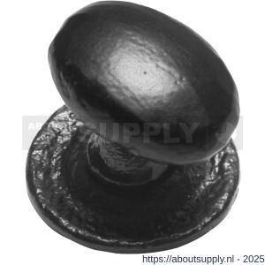 Kirkpatrick KP1195 meubelknop 35 mm rozet 38 mm smeedijzer zwart - S21005320 - afbeelding 1