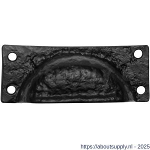 Kirkpatrick KP1549 komgreep 94x37 mm smeedijzer zwart - S21005698 - afbeelding 1