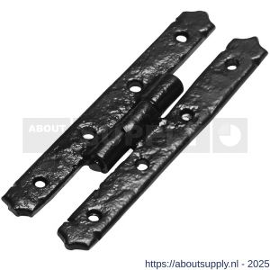 Kirkpatrick KP1558 scharnier 101x35 mm smeedijzer zwart - S21000071 - afbeelding 1