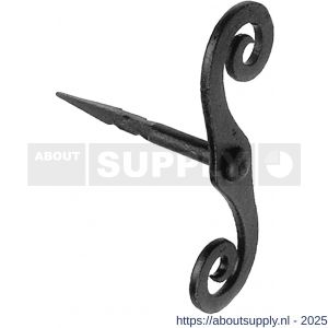 Kirkpatrick KP3475 luikvastzetter 152x51 mm smeedijzer zwart - S21000103 - afbeelding 1