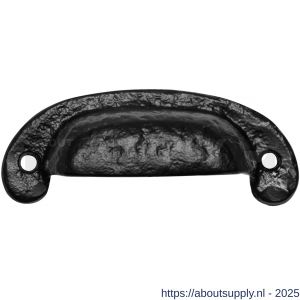 Kirkpatrick KP3960 schelpgreep 105x42 mm smeedijzer zwart - S21005323 - afbeelding 1