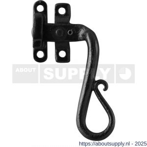 Kirkpatrick KP6062L raamboom linksdraaiend met brug smeedijzer zwart - S21006062 - afbeelding 1