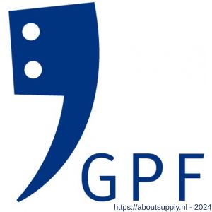 GPF bouwbeslag GPF1055.00 Haka deurkruk op ronde rozet RVS 50x8 mm - Y21011874 - afbeelding 1