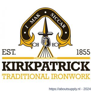 Kirkpatrick KP0813 plankdrager smeedijzer zwart 101x76 mm - Y21000020 - afbeelding 2