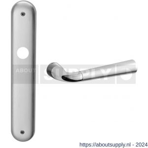 Mandelli1953 S100 Start deurkruk op langschild 238x40 mm blind chroom-mat chroom - S21014280 - afbeelding 1
