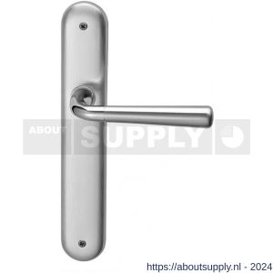 Mandelli1953 S90 WC55/8 Special deurkruk op langschild 238x40 mm WC55/8 chroom-mat chroom - S21011991 - afbeelding 1