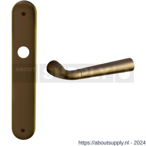 Mandelli1953 S90R Special deurkruk gatdeel rechtswijzend op langschild 238x40 mm blind mat brons - S21016287 - afbeelding 1