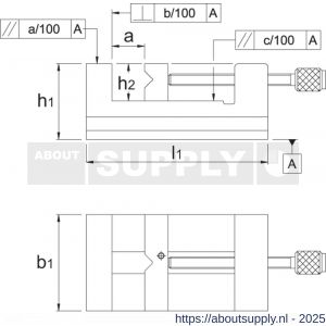 Phantom 88.340 precisie slijpklem 50 mm - S40500254 - afbeelding 2