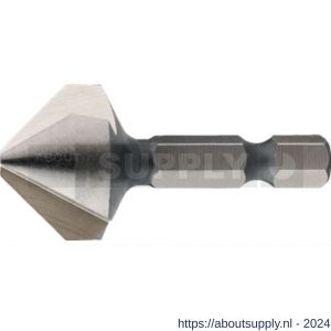 International Tools 42.543 Eco HSS verzinkboor 90 graden 3 snijkanten met 1/4 inch-zeskant bitopname 10‚4 mm - S40512089 - afbeelding 1