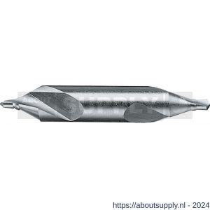 Phantom 15.200 HSS centerboor DIN 333-W met kraag 60 graden enkelzijdig 0‚8x3‚15 mm - S40504357 - afbeelding 1