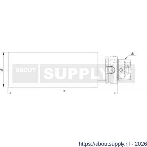Phantom 82.427 halfbewerkte gereedschapshouder HSK-A volgens DIN 69893 HSK63A 80x250 mm - S40501763 - afbeelding 2