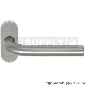 Artitec gatdeel deurkruk Boda RVS mat 8 mm ovaal smalrozet klasse 4 - Y32701218 - afbeelding 1