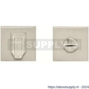 Artitec Luxuria WC garnituur LU 50x50 mm mat nikkel PVD WC 8 mm - Y32701338 - afbeelding 1