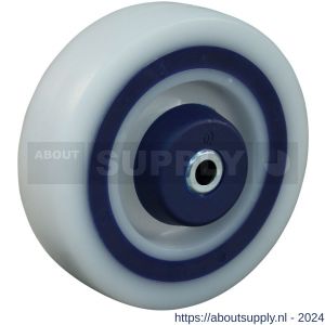 Protempo serie 09 transportwiel los “sandwich” PP velg flexible tussenlaag ± 77 shore A 100 mm rollager - S20910794 - afbeelding 1