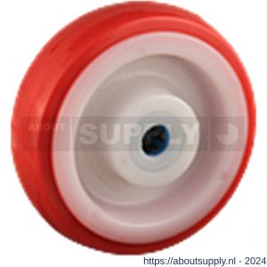 Protempo serie 27 transportwiel los PA velg TPU band ± 97 shore A 100 mm rollager RVS - S20910722 - afbeelding 1