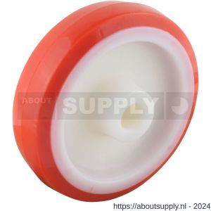 Protempo serie 27 transportwiel los PA velg TPU band ± 97 shore A 125 mm glijlager - S20910727 - afbeelding 1