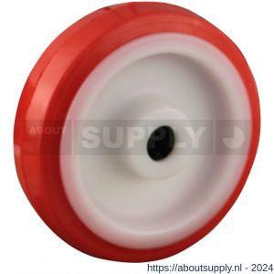 Protempo serie 27 transportwiel los PA velg TPU band ± 97 shore A 125 mm rollager - S20910730 - afbeelding 1
