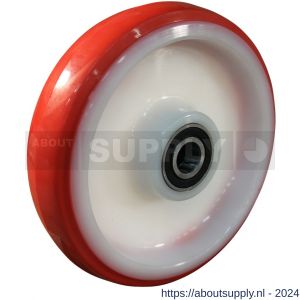 Protempo serie 27 transportwiel los PA velg TPU band ± 97 shore A 125 mm kogellager - S20910731 - afbeelding 1