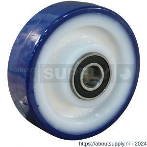 Protempo serie 27 transportwiel los PA velg TPU band ± 97 shore A 150 mm kogellager RVS - S20910741 - afbeelding 1