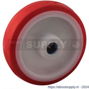 Protempo serie 27 transportwiel los PA velg TPU band ± 97 shore A 150 mm rollager RVS - S20910742 - afbeelding 1