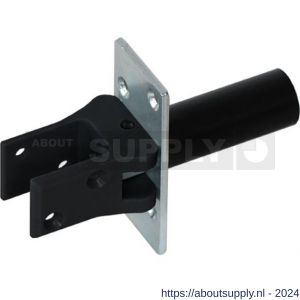 Hawgood deurveerscharnier 4000-E kunststof zwart - S10100275 - afbeelding 1
