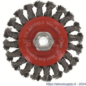 Rotec 798 rondborstel getordeerd staaldraad M14 diameter 115x0,50 mm - S50910386 - afbeelding 1