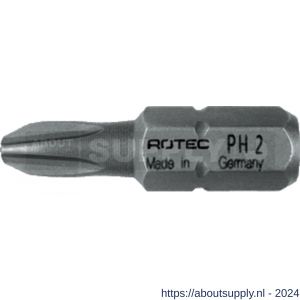 Rotec 800 schroefbit Basic C6.3 Phillips PH 2-Rx25 mm gereduceerd set 10 stuks - S50910430 - afbeelding 1