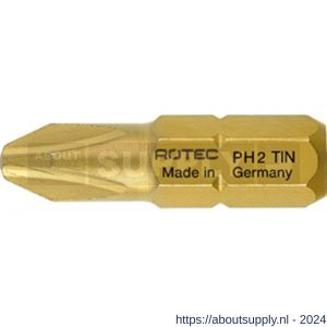 Rotec 800 schroefbit TiN C6.3 Phillips PH 2x25 mm set 10 stuks - S50910436 - afbeelding 1