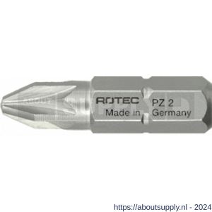 Rotec 803 schroefbit Basic C6.3 Pozidriv PZ 2x25 mm set 10 stuks - S50910472 - afbeelding 1