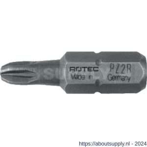 Rotec 803 schroefbit Basic C6.3 Pozidriv PZ 2Rx25 mm gereduceerd set 10 stuks - S50910474 - afbeelding 1