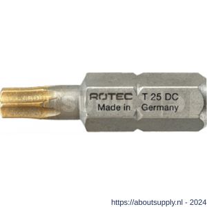 Rotec 806 schroefbit Diamond C6.3 Torx T 40x25 mm set 10 stuks 806.3 Torx - S50910546 - afbeelding 1